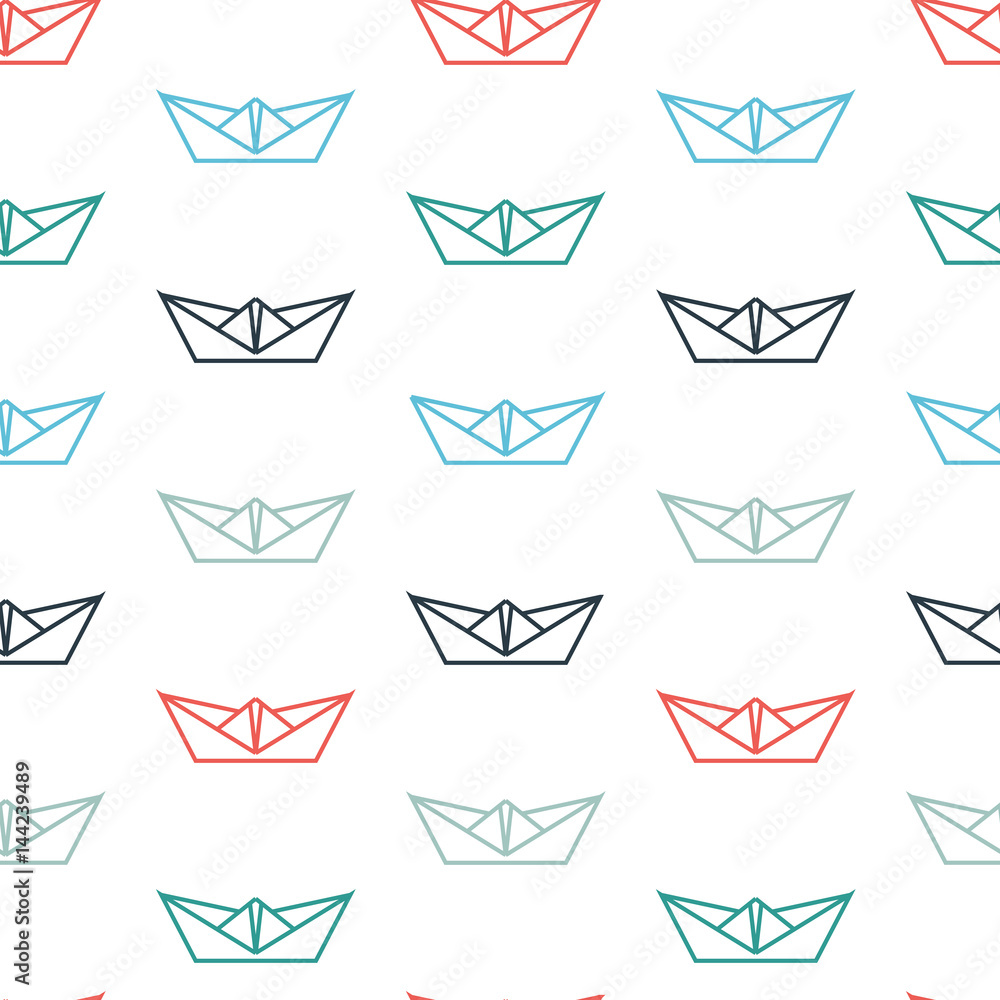 Tapeta Seamless pattern with color