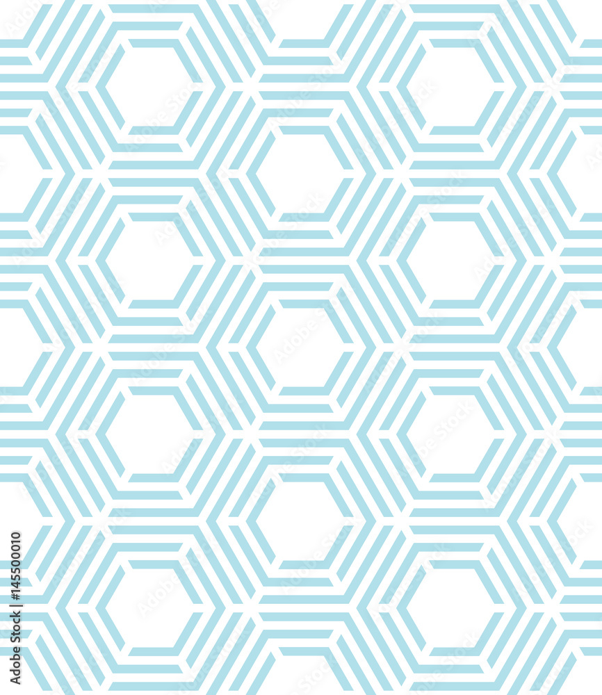 Tapeta abstract geometric hexagon