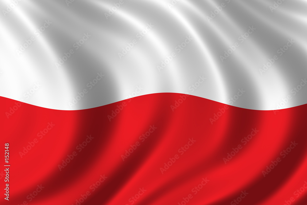 Obraz Tryptyk flag of poland