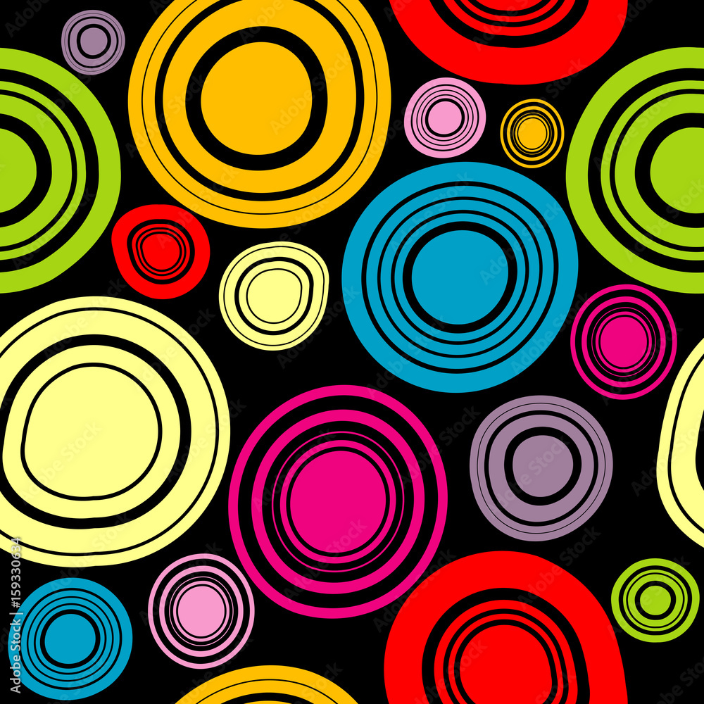 Tapeta Colorful circles background