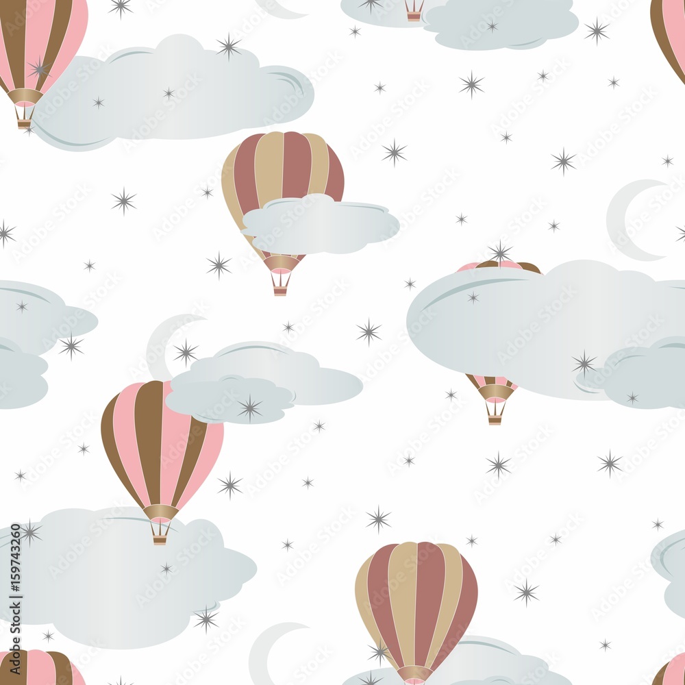Tapeta Seamless pattern with air