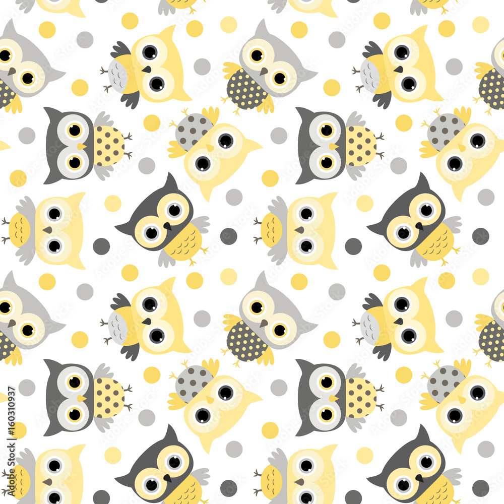 Tapeta Cute animal seamless pattern