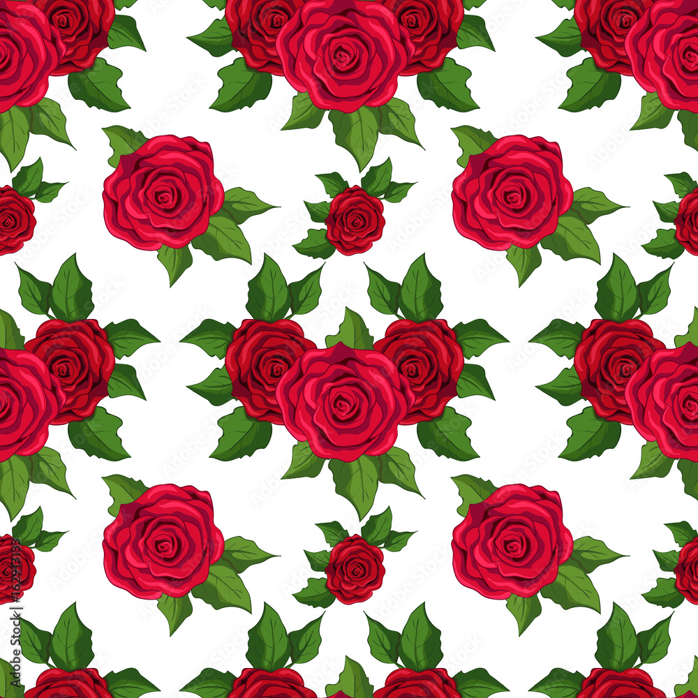 Tapeta Seamless floral pattern.