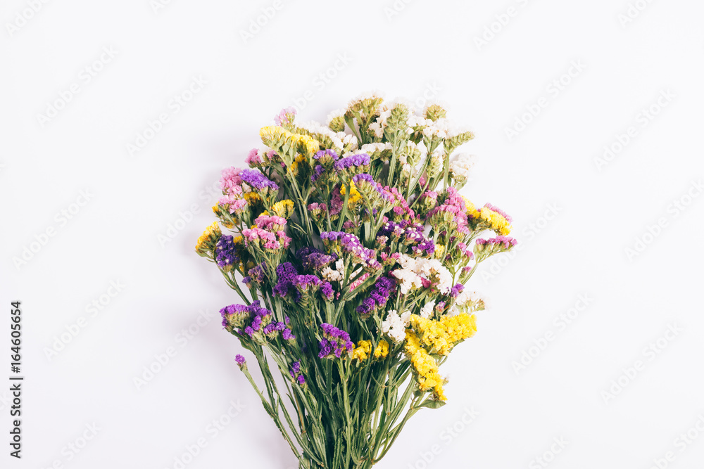 Obraz Pentaptyk Bouquet of multicolored