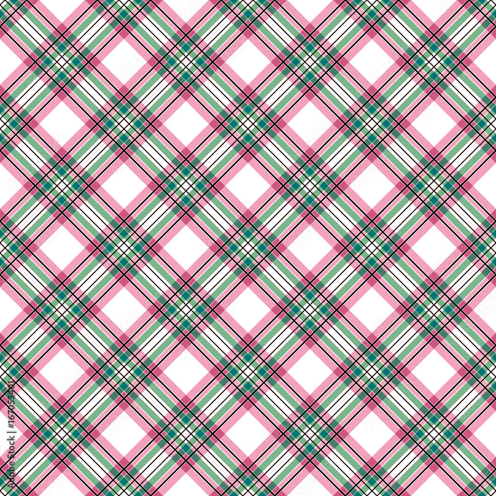 Tapeta Checkered tartan plaid pattern