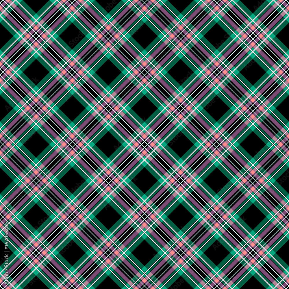 Tapeta Checkered tartan plaid pattern