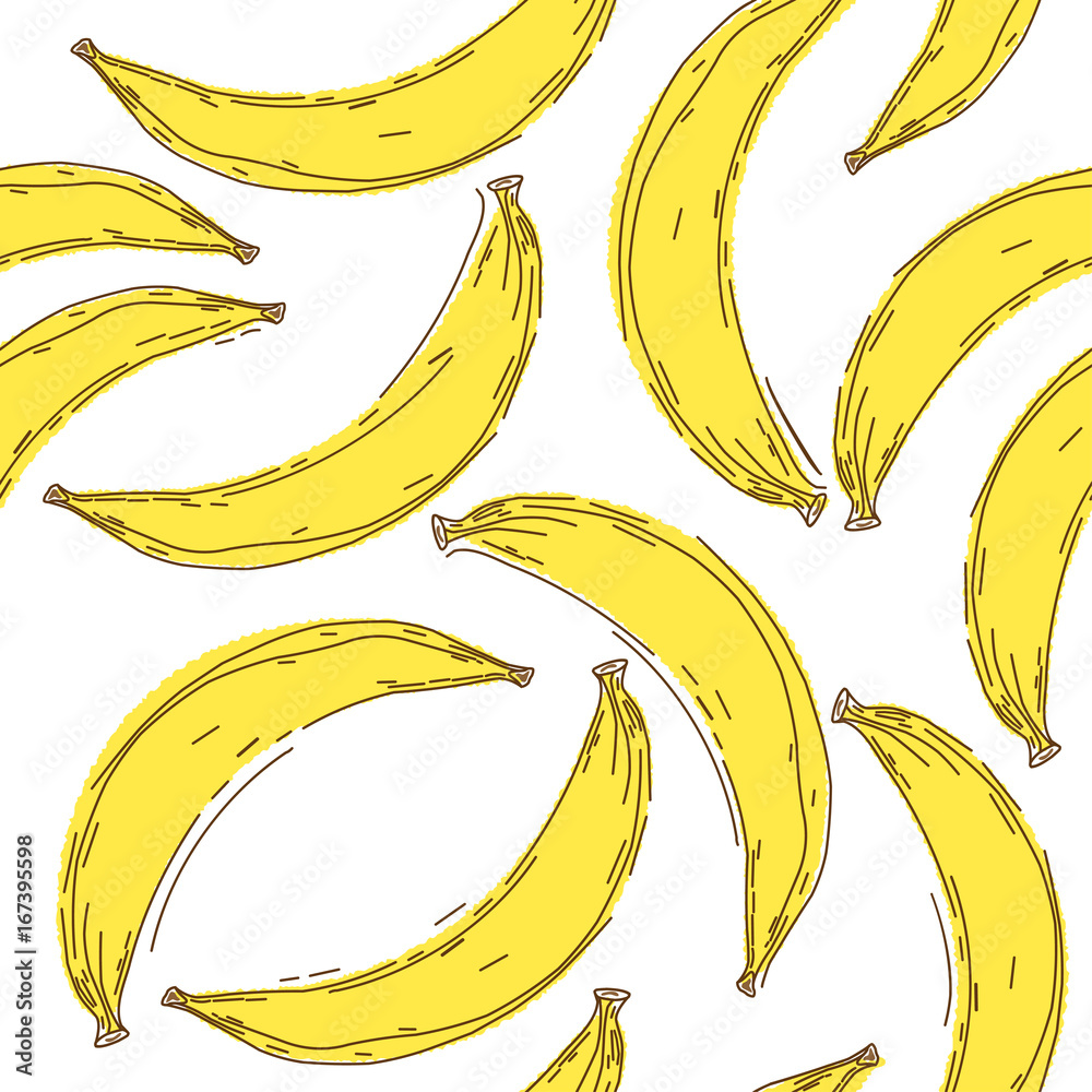 Tapeta Banana seamless pattern.