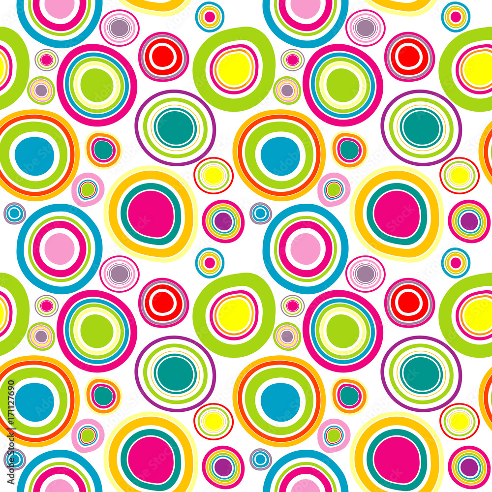 Tapeta Colorful seamless pattern with