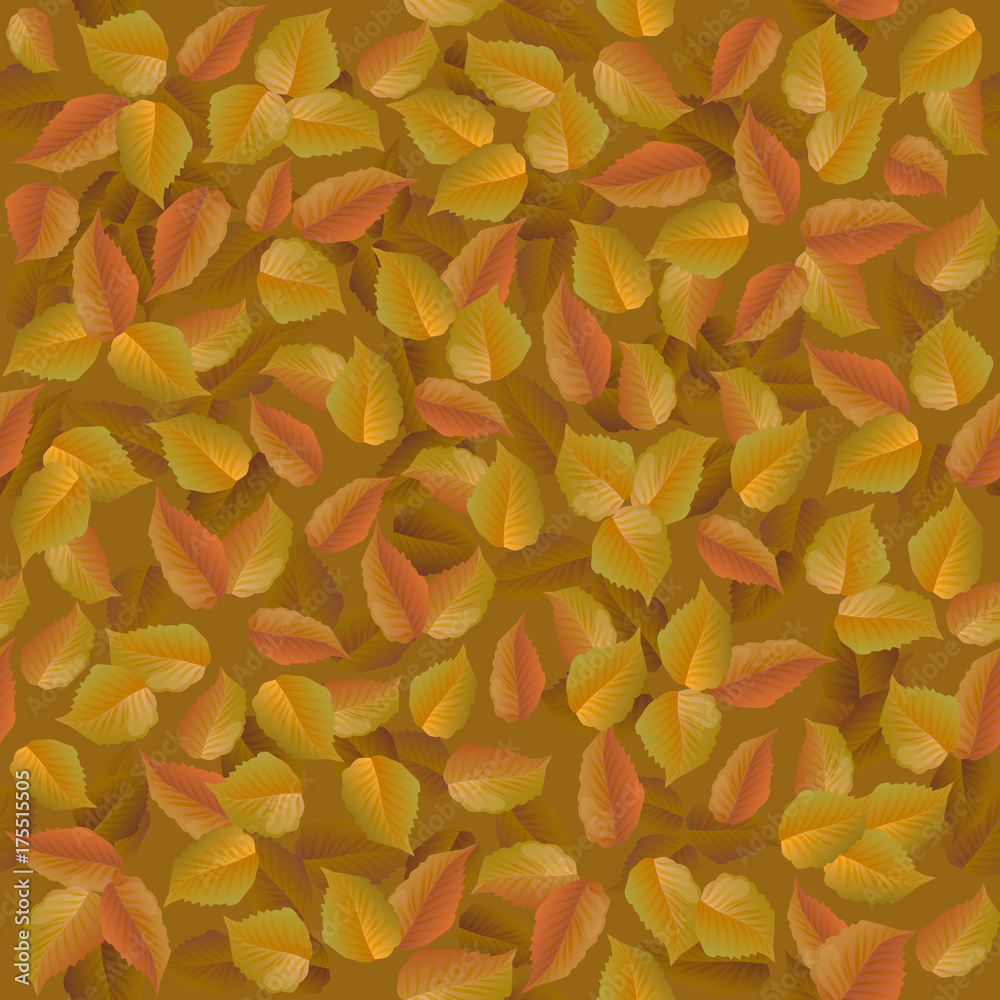 Tapeta Seamless pattern of autumn