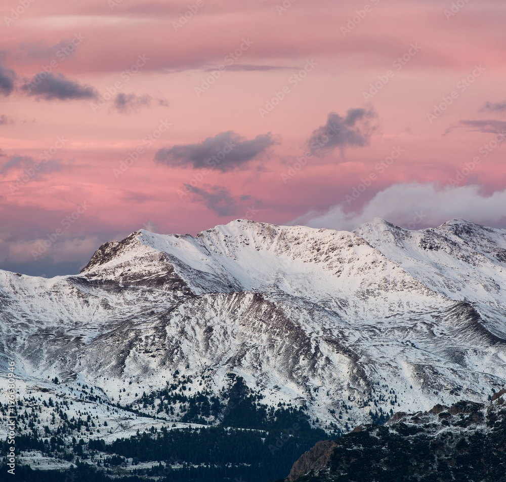 Fototapeta Mountain panorama in the Italy