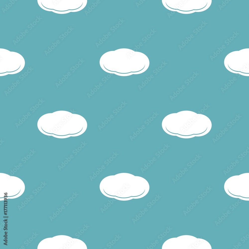 Tapeta Cloud pattern seamless blue
