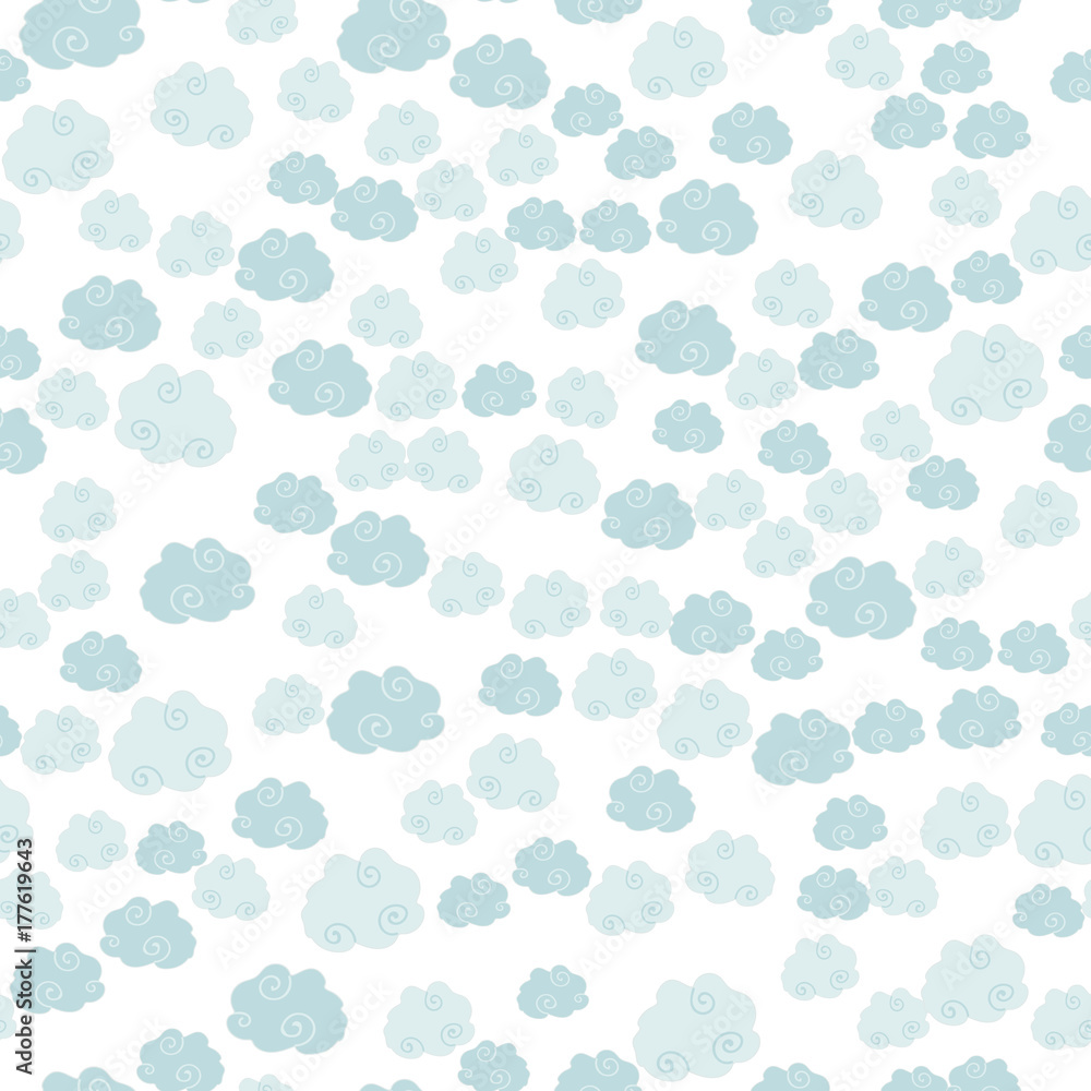 Tapeta Cute seamless pattern with