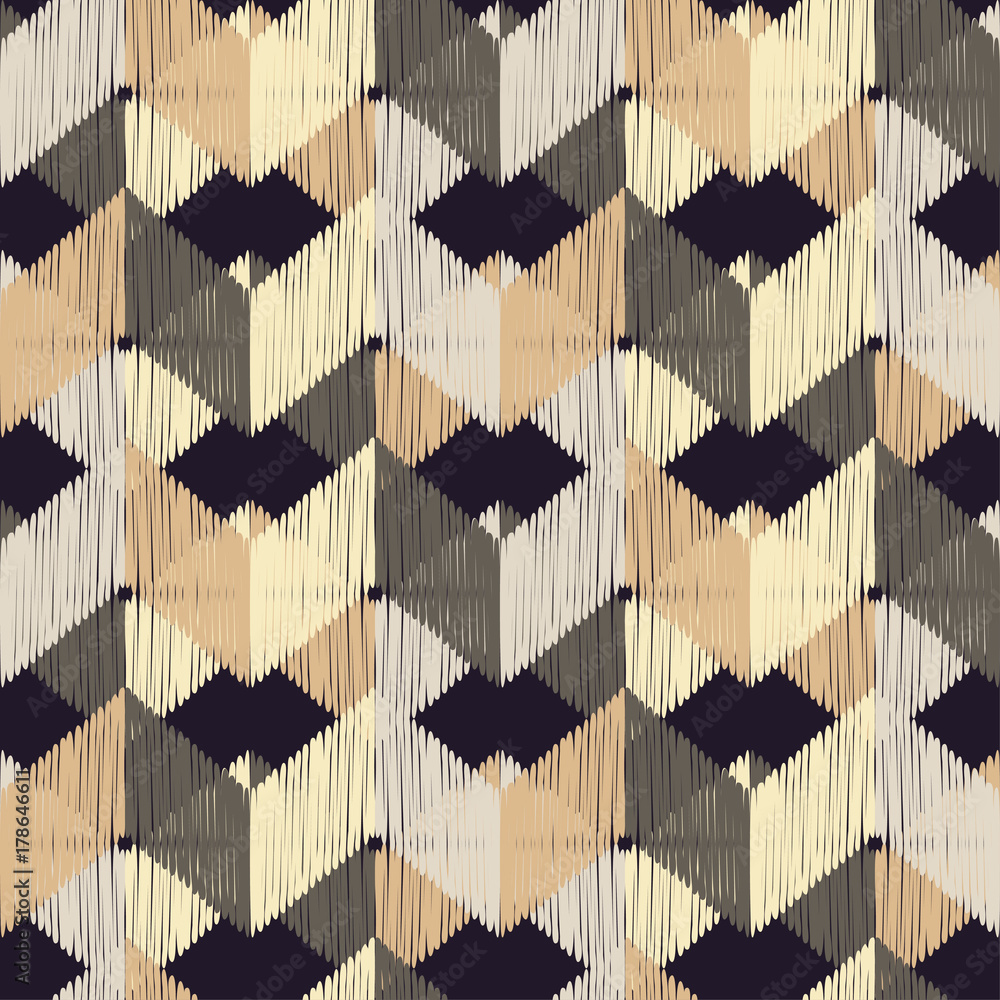 Tapeta Ethnic boho seamless pattern.