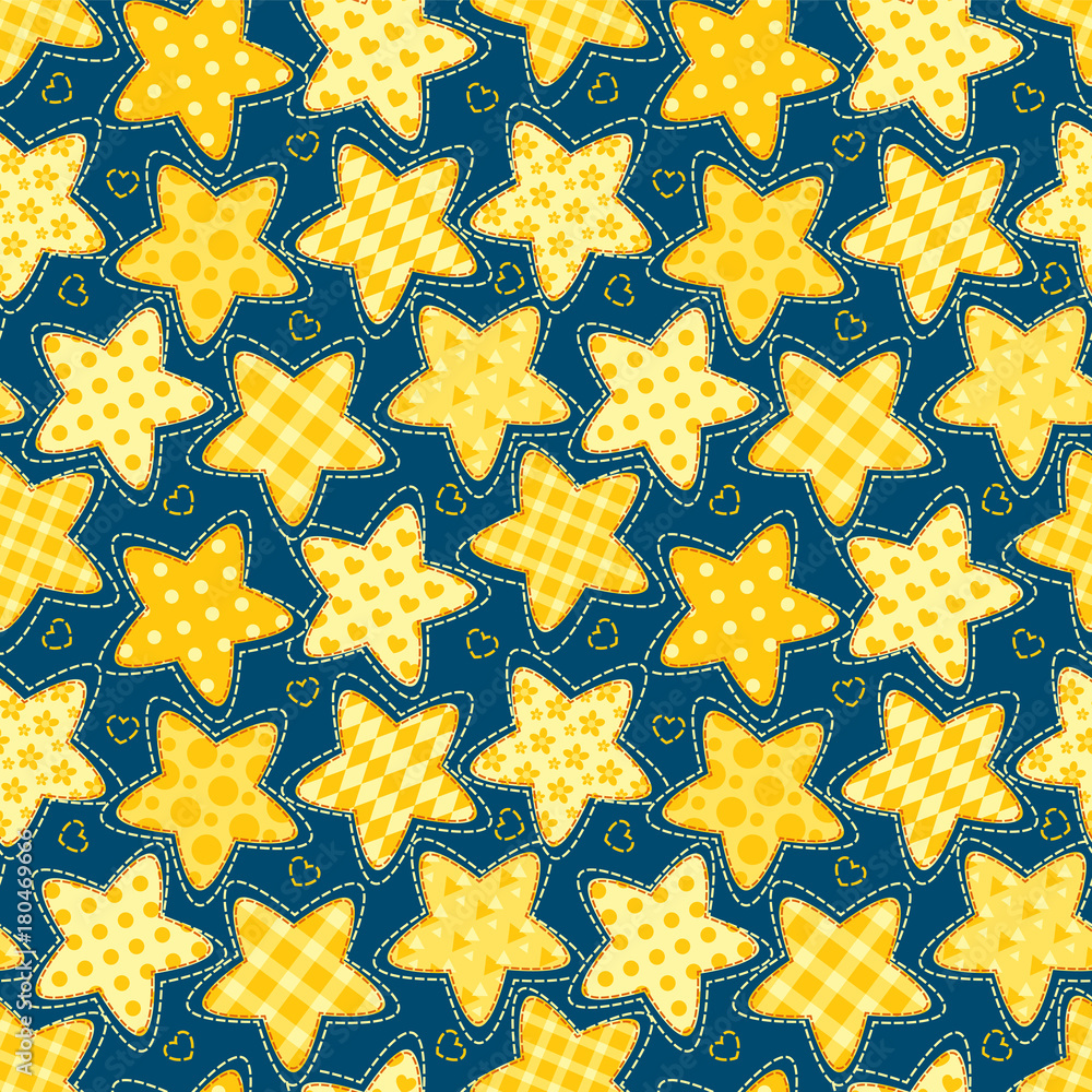 Tapeta Children seamless pattern with