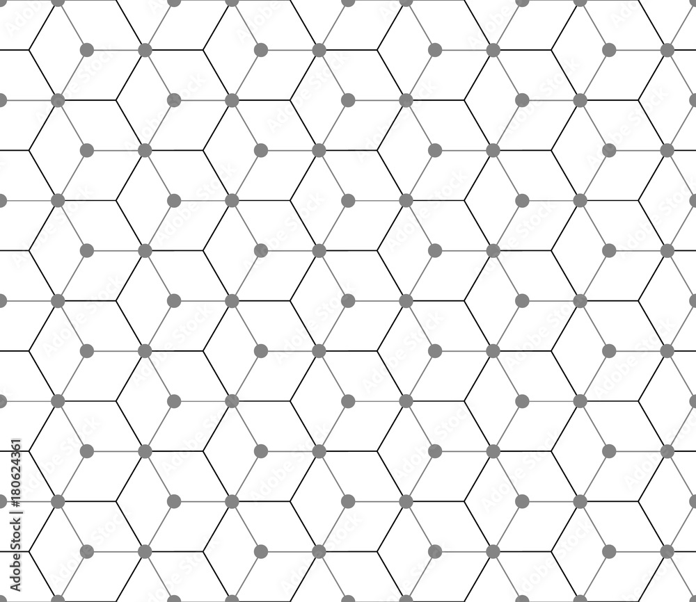 Tapeta Hexagonal seamless vector