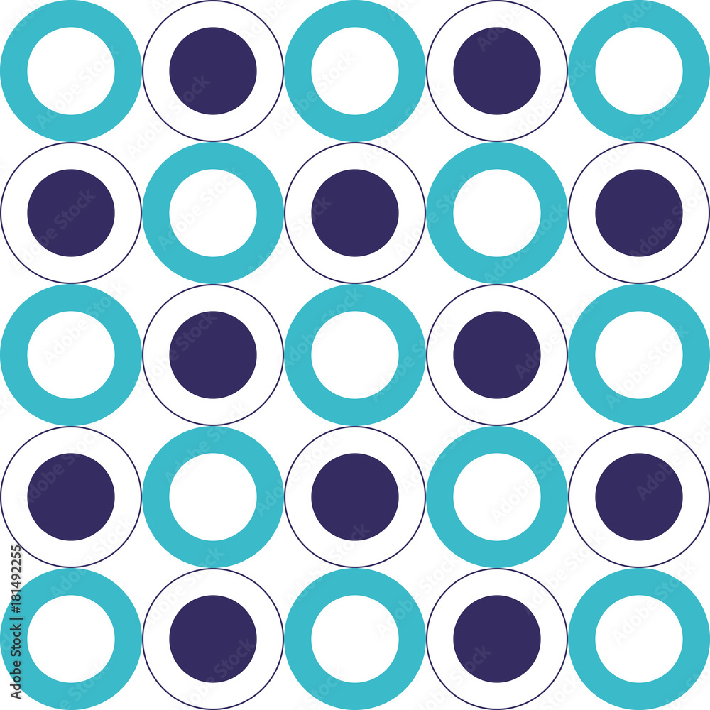 Tapeta geometric background circles