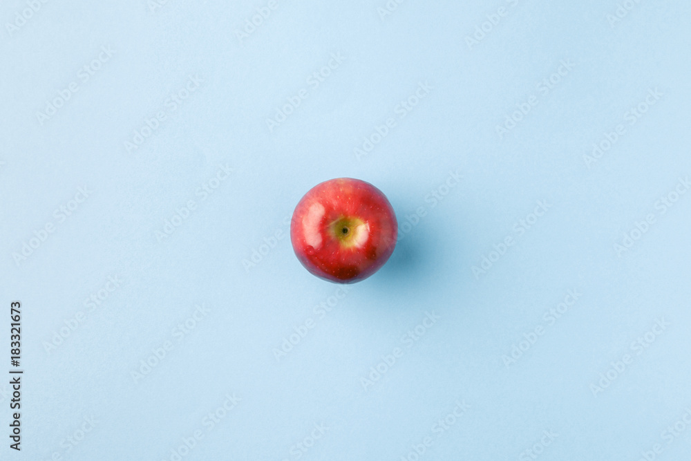 Obraz Tryptyk top view of ripe apple