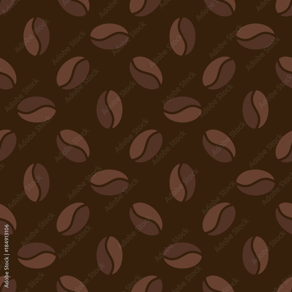 Tapeta Brown seamless pattern with
