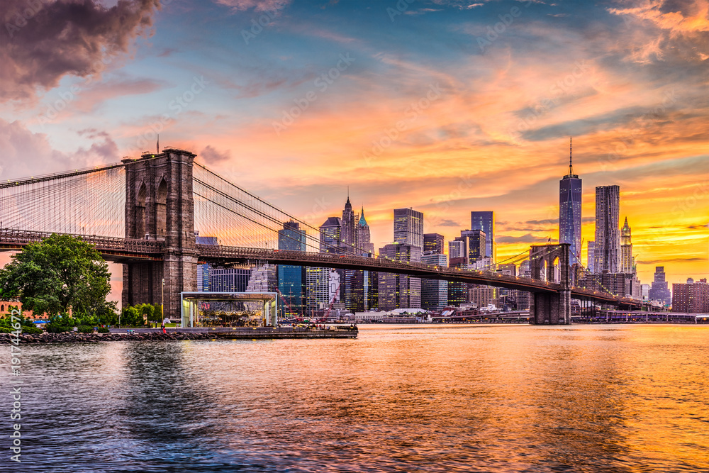 Obraz Kwadryptyk New York City Skyline