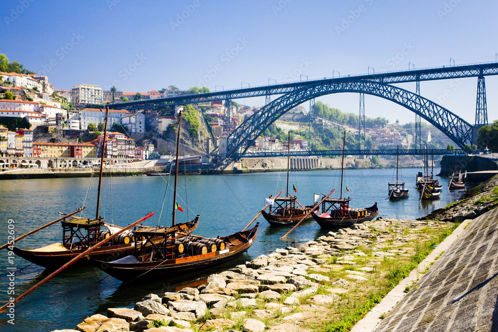 Obraz Tryptyk Dom Luis I Bridge, Porto,