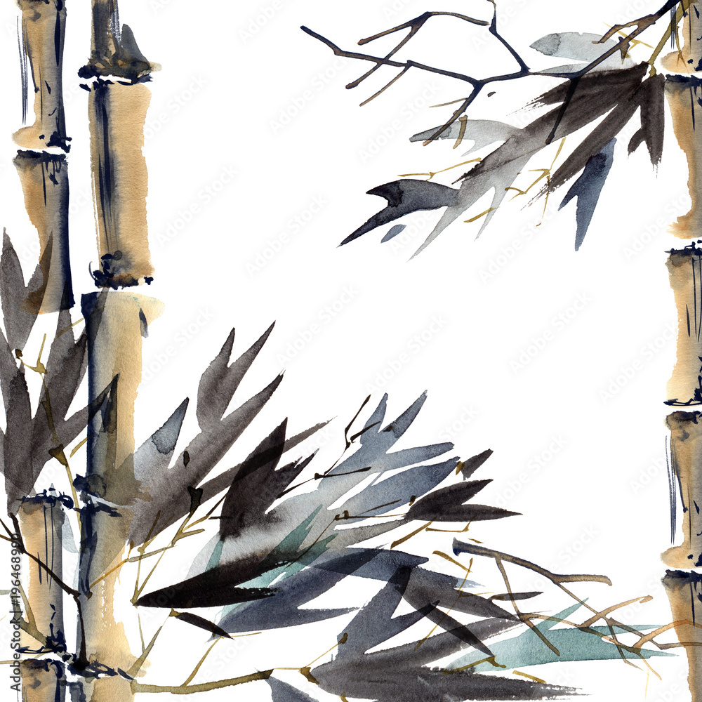 Fototapeta Background with bamboo