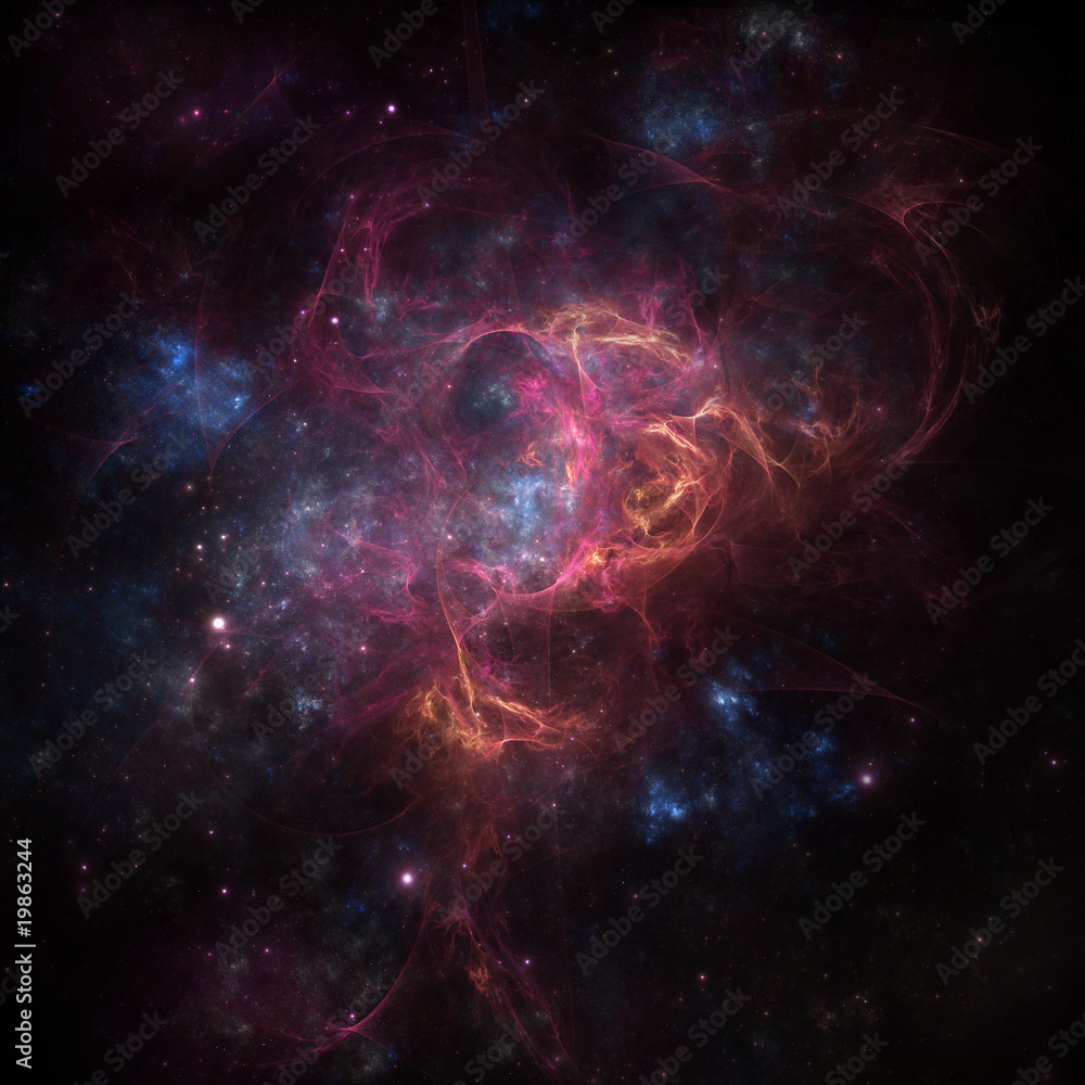 Fototapeta deep space nebula
