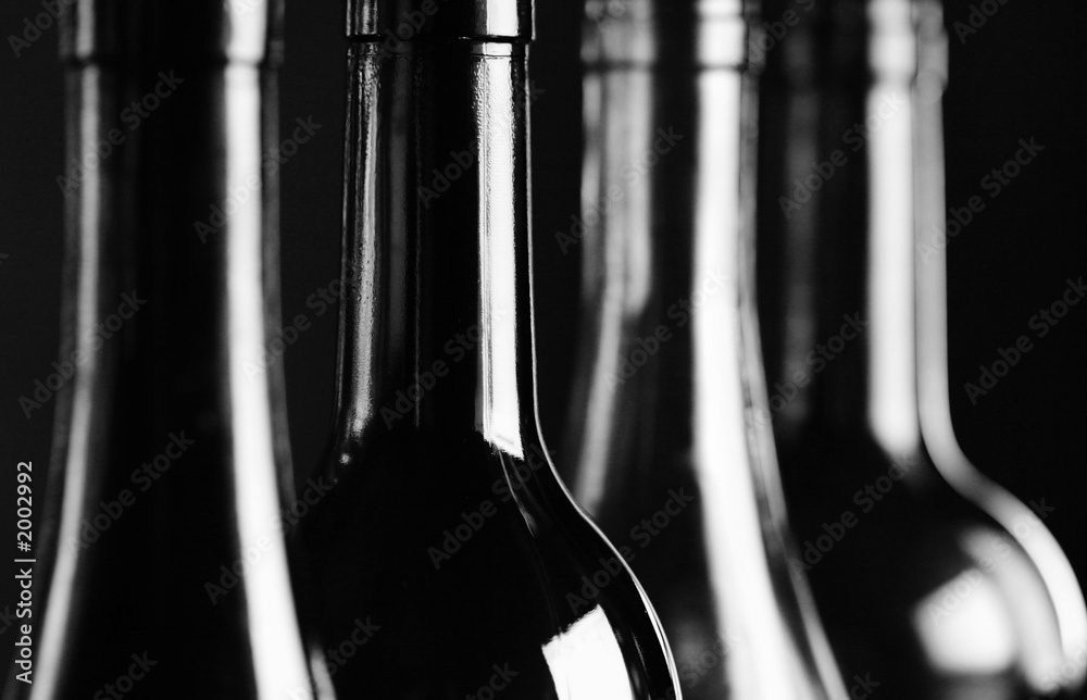 Obraz Tryptyk bottles