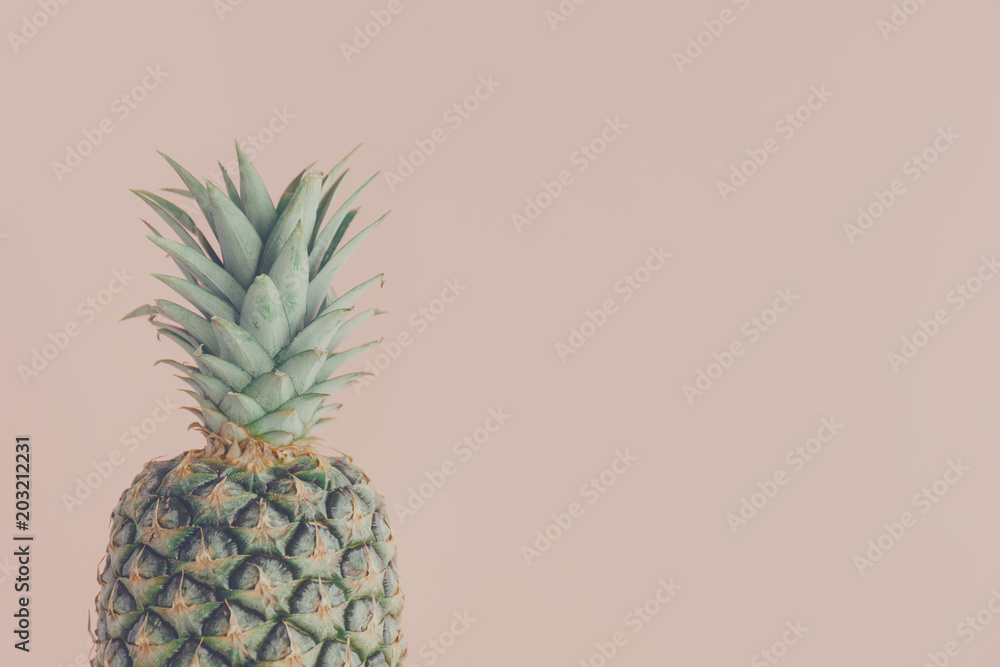 Obraz Tryptyk Art view of fresh pineapple