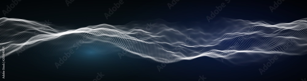 Obraz Pentaptyk Music abstract background