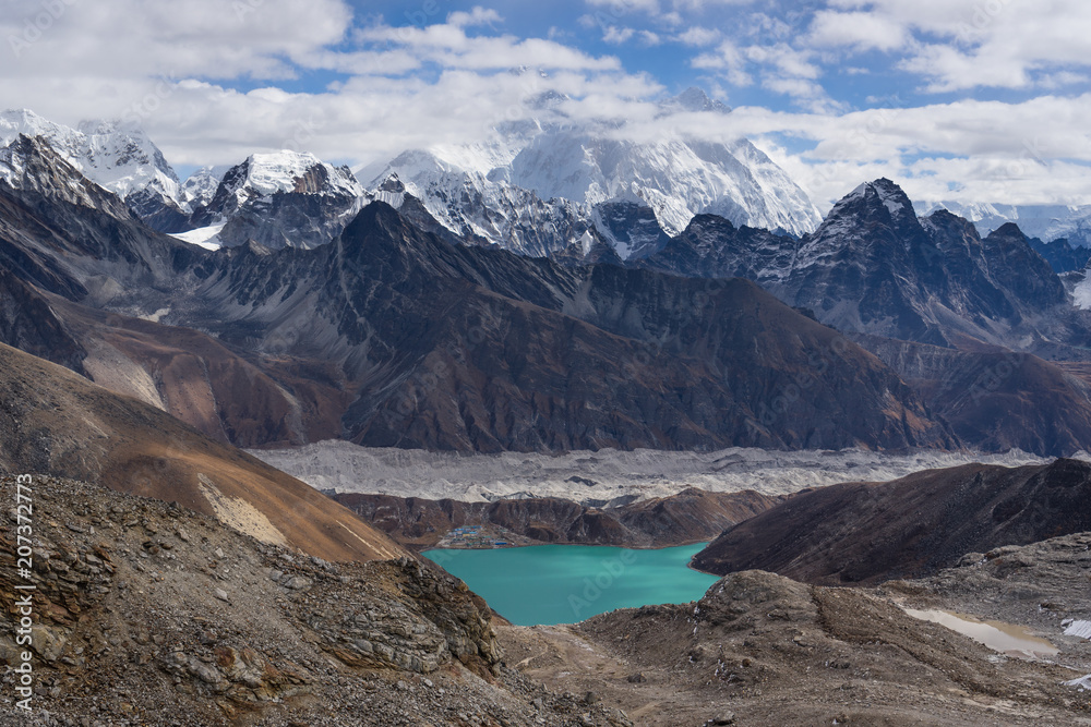Obraz Pentaptyk Himalayas mountain view from