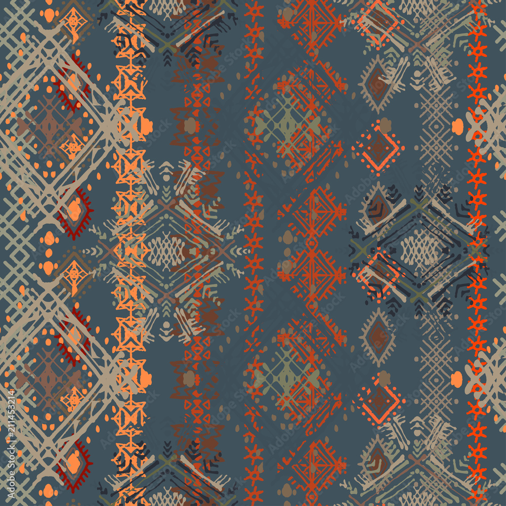 Fototapeta Ethnic boho seamless pattern