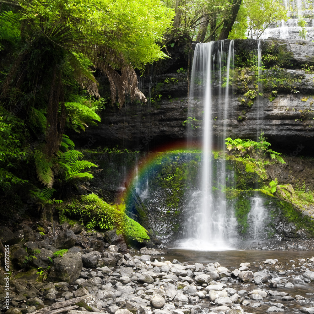 Obraz Pentaptyk waterfall