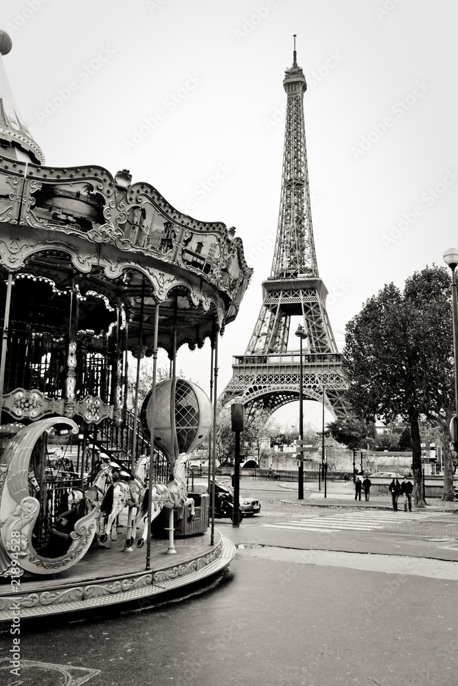 Obraz Kwadryptyk Eiffelturm