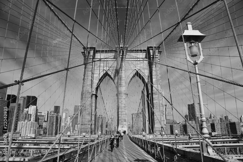 Obraz Kwadryptyk Brooklyn Bridge, New York