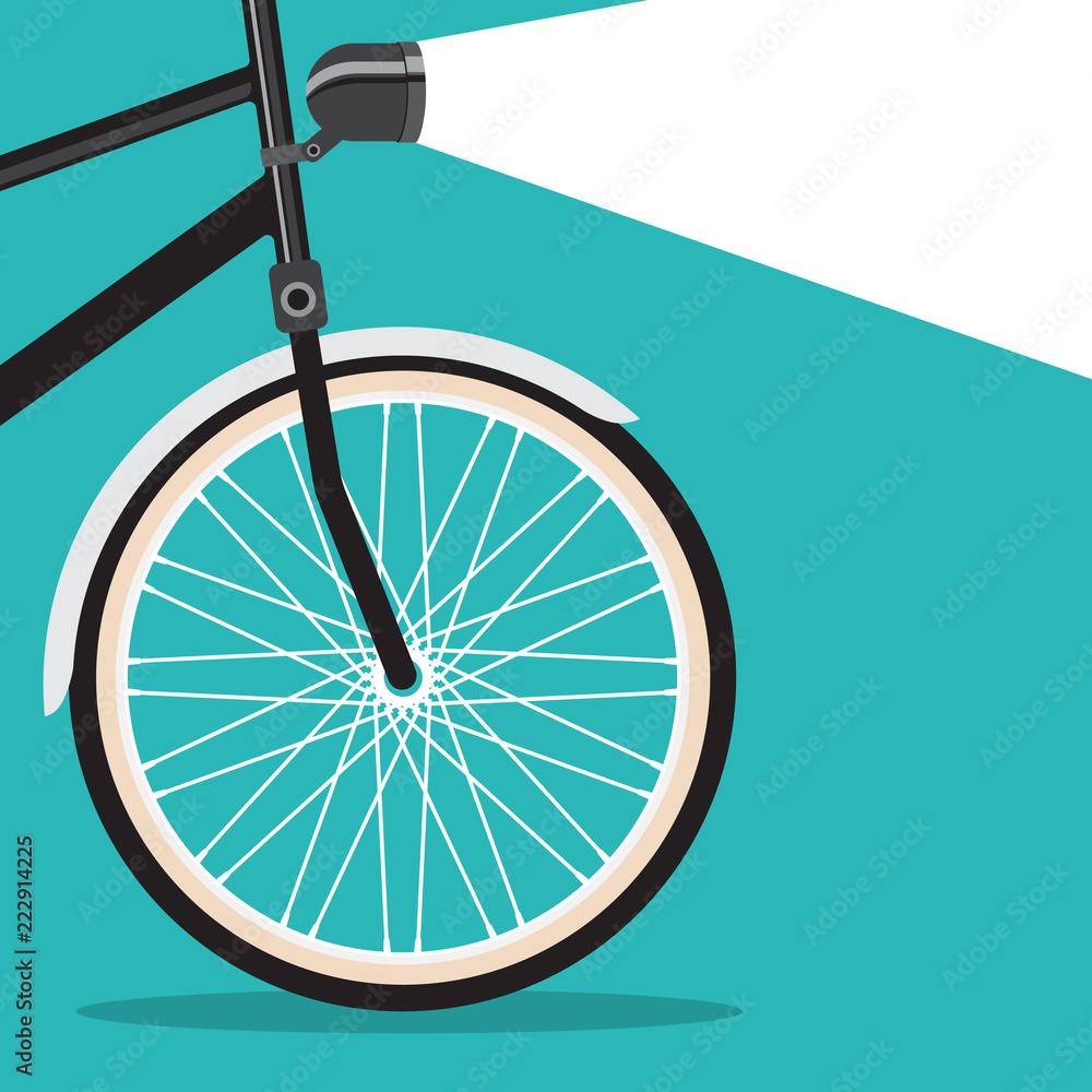 Obraz Kwadryptyk Bicycle Background For Car