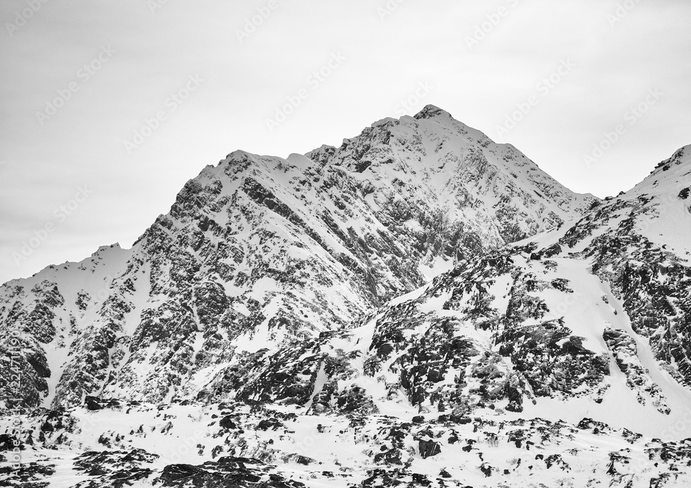 Fototapeta mountains in winter