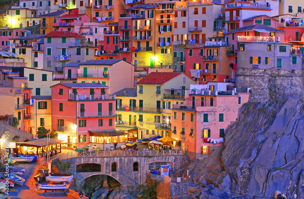 Obraz Tryptyk Manarola, Cinque Terre, Italy