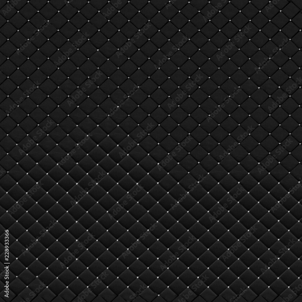 Fototapeta Black leather pattern texture
