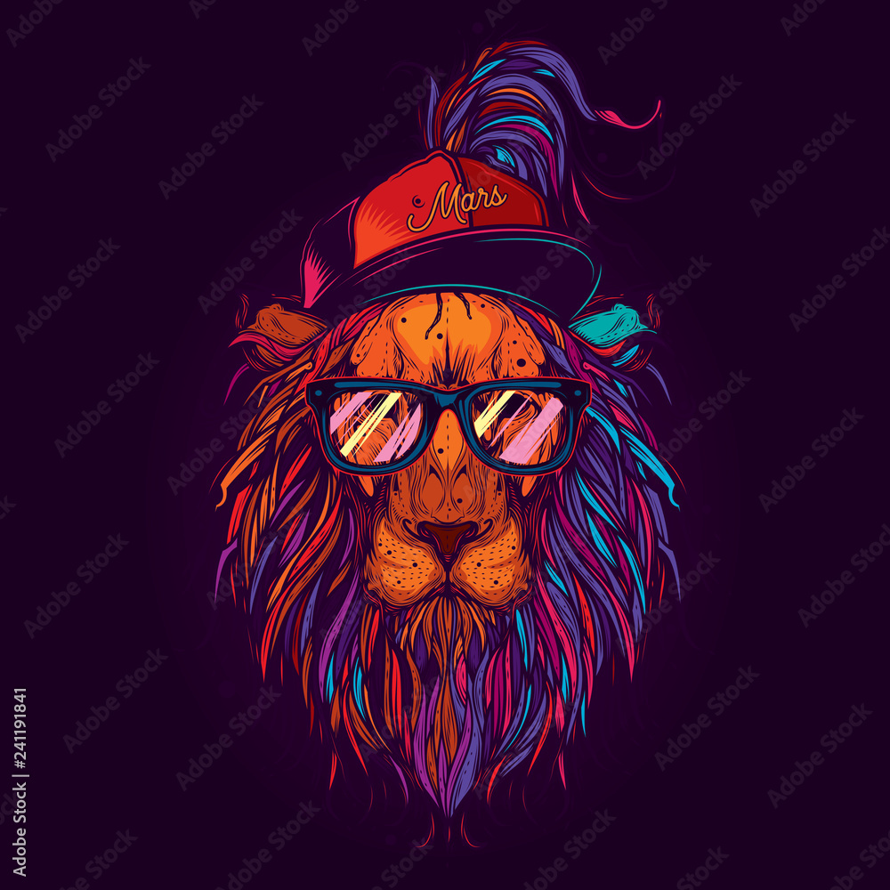 Obraz Tryptyk Original vector illustration