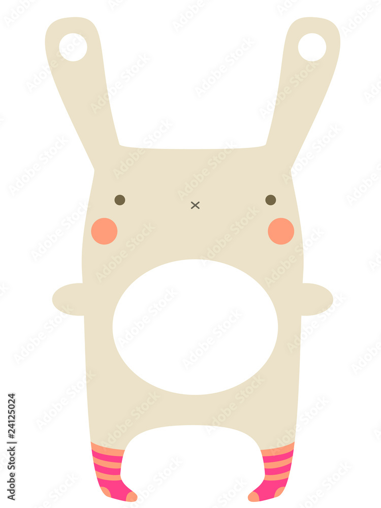 Obraz Pentaptyk Cute Bunny
