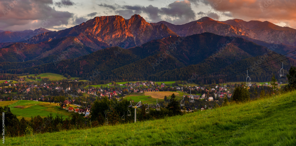 Fototapeta Tatra Mountains and Zakopane