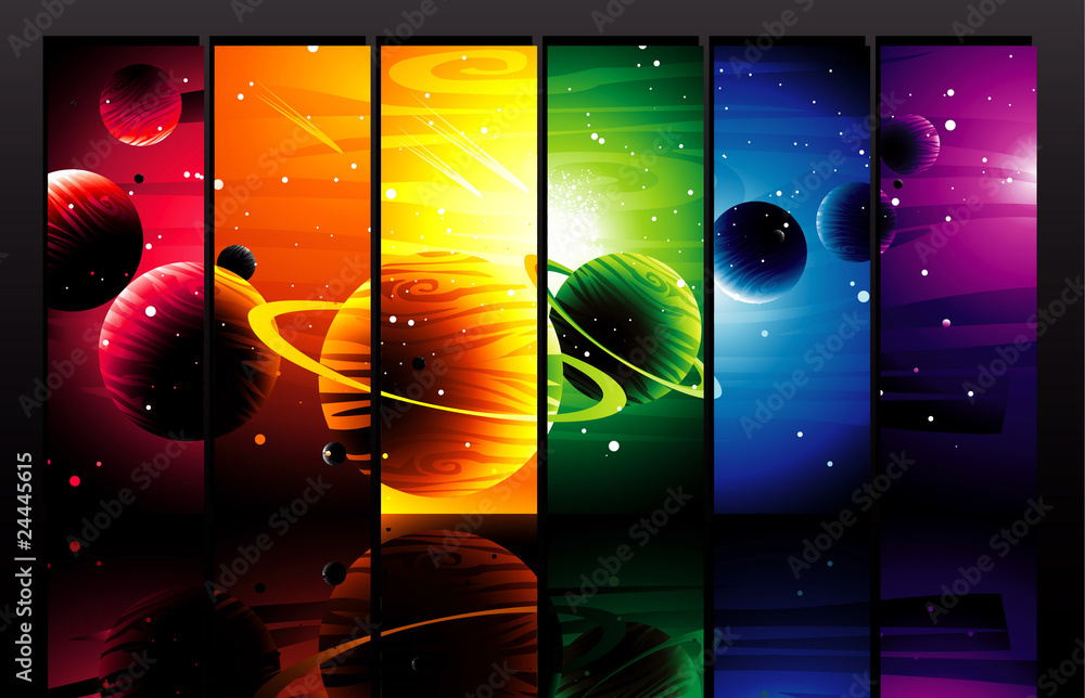 Fototapeta Color planets