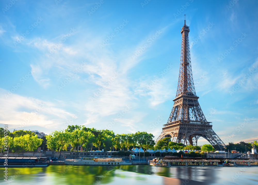 Obraz Tryptyk Seine in Paris