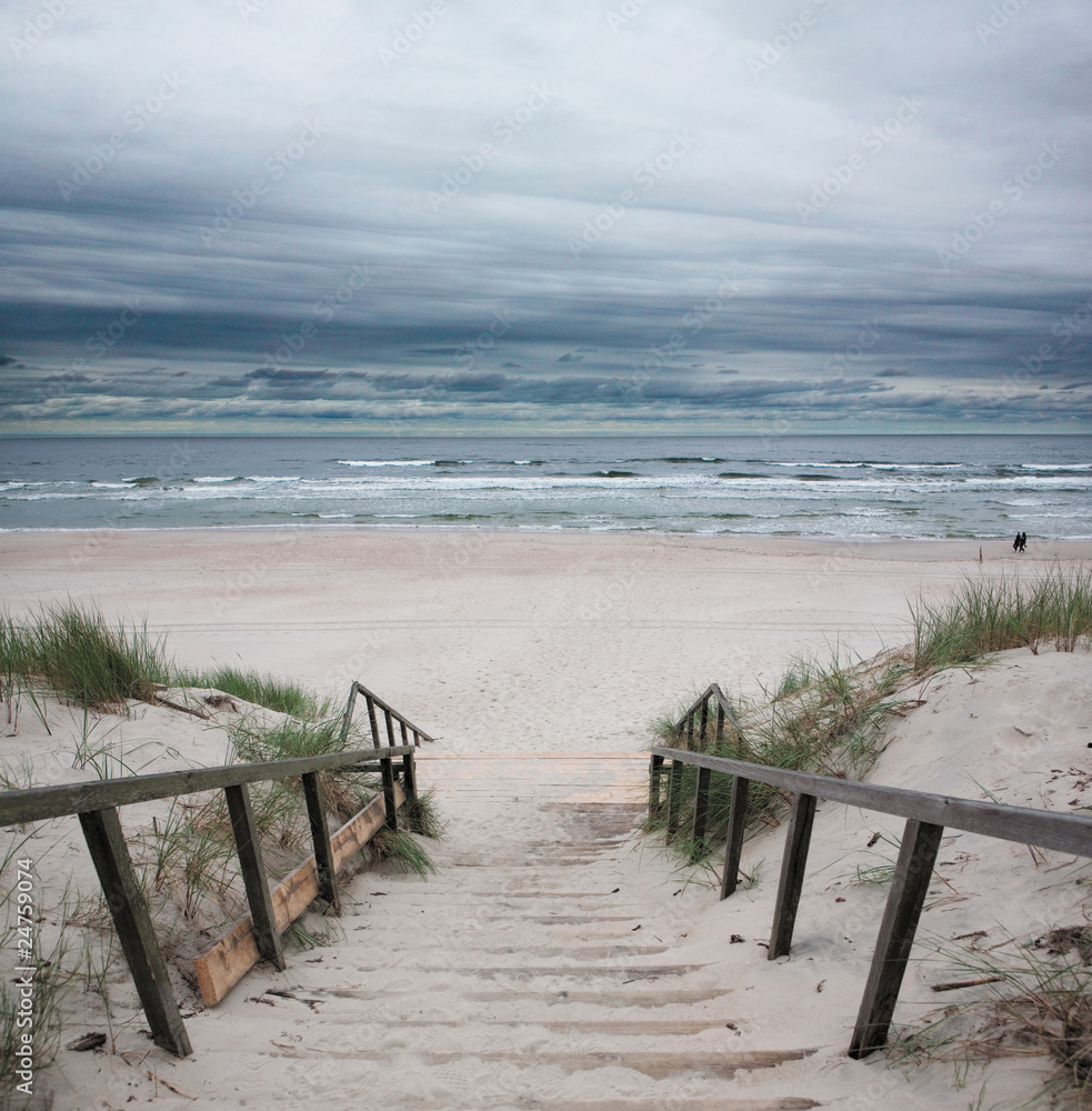 Obraz Kwadryptyk Beach - Baltic Sea