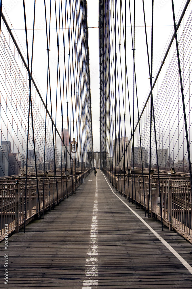 Obraz Tryptyk Brooklyn bridge