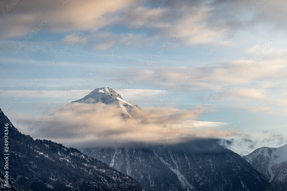 Fototapeta Cloudy Mountain