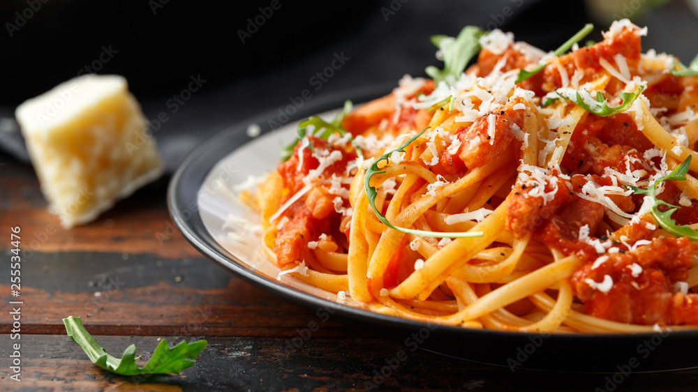 Obraz na płótnie Spaghetti alla Amatriciana