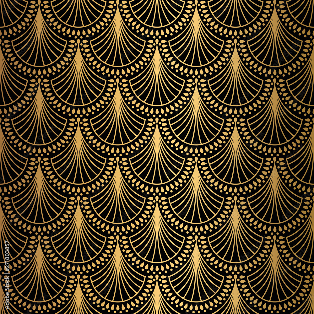 Fototapeta Art Deco Pattern. Seamless