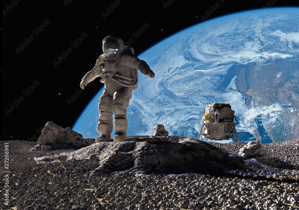 Fototapeta The astronauts