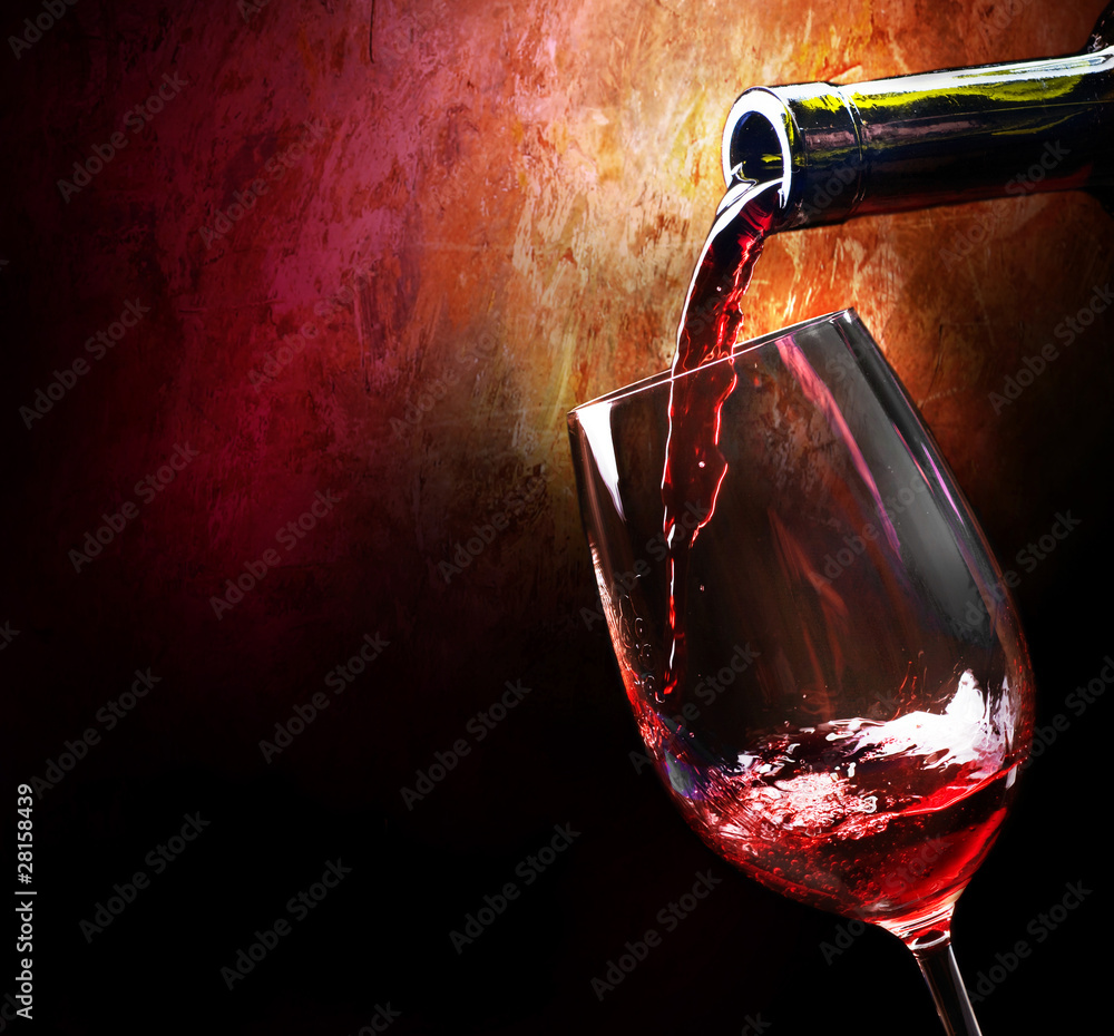Obraz Pentaptyk Wine